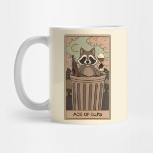 Ace of Cups- Raccoons Tarot Mug